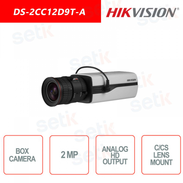 Telecamera Hikvision - Box Camera - 2MP