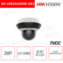 Hikvision IP-Kamera POE AUDIO DARKFIGHTER 2.0MP 2.8-12mm IR H.265 + Speed Dome PTZ 2MP
