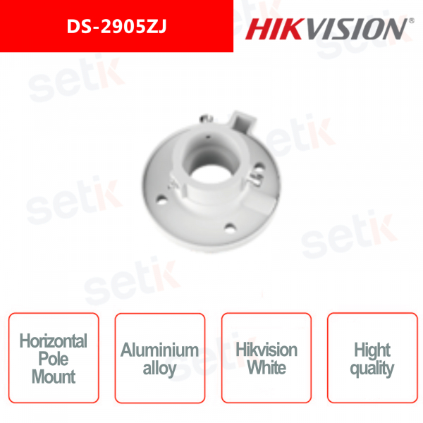 Support for Hikvision horizontal pole in aluminum alloy