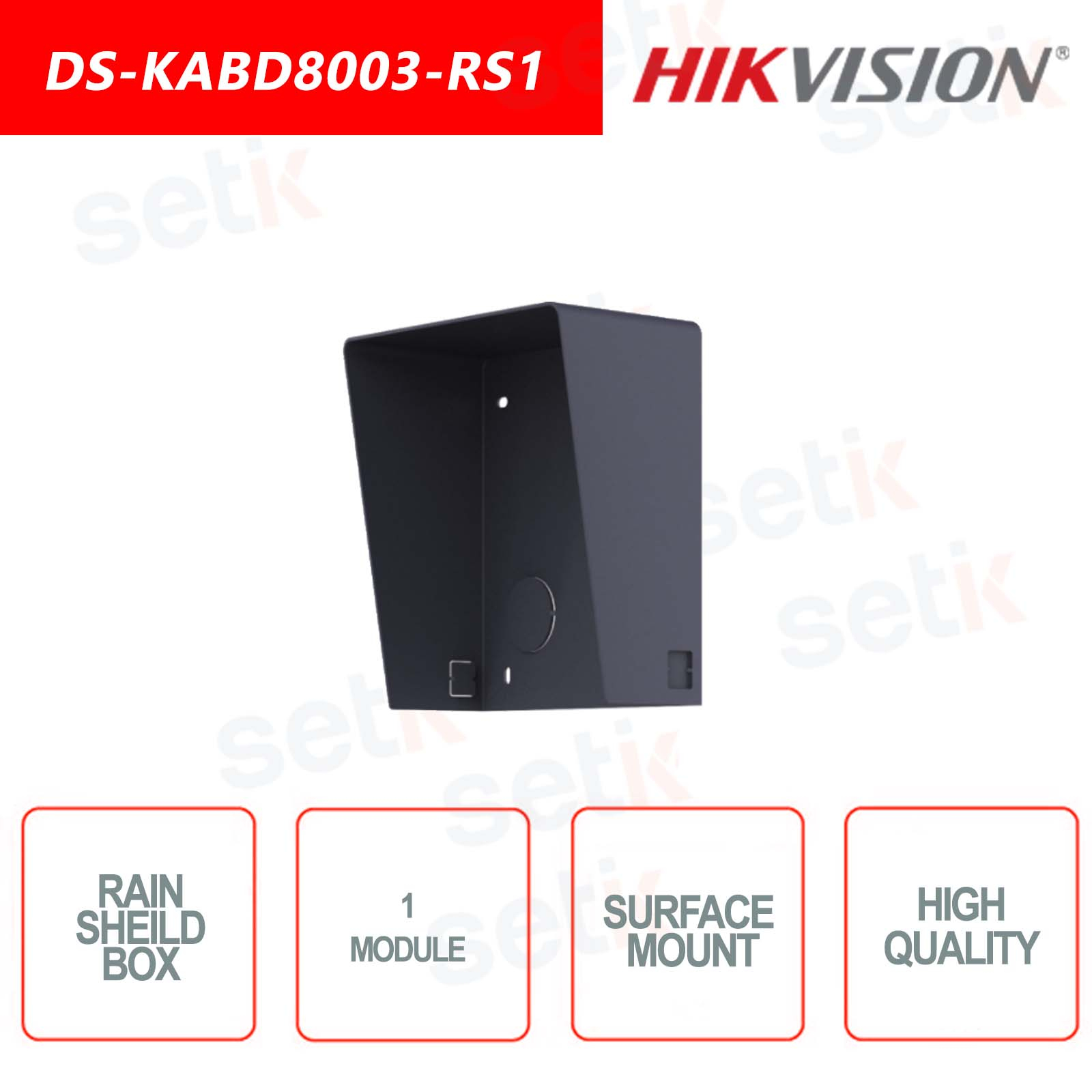 Hikvision Telaio Supporto Parasole DS-KABD8003-RS1