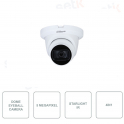 HAC-HDW1500TLMQ-S2 - Caméra dôme globe oculaire - Smart IR 30m - Starlight - Objectif 2.8mm - 4en1