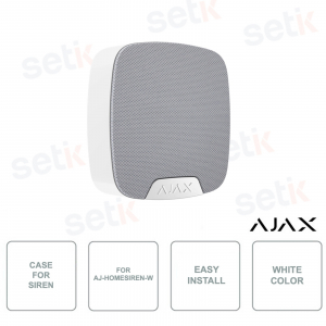 AJ-CASEHS-W / 12313 - Ajax - Alloggiamento di ricambio per sirena - Compatibile con modello AJAX 38111.11.WH1