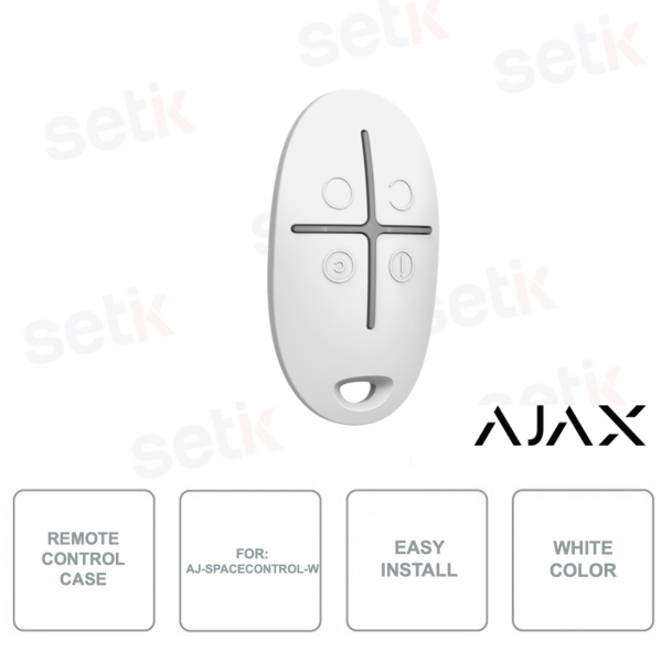 AJ-CASESC-W / 12325 - AJAX - Boîtier pour télécommande modèle 38166.04.WH1 - Couleur blanche