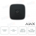 Ajax StreetSiren DoubleDeck Jeweller Black Wireless Outdoor and Indoor Siren with 113 dB Alarm and Anti-Sabotage Protection