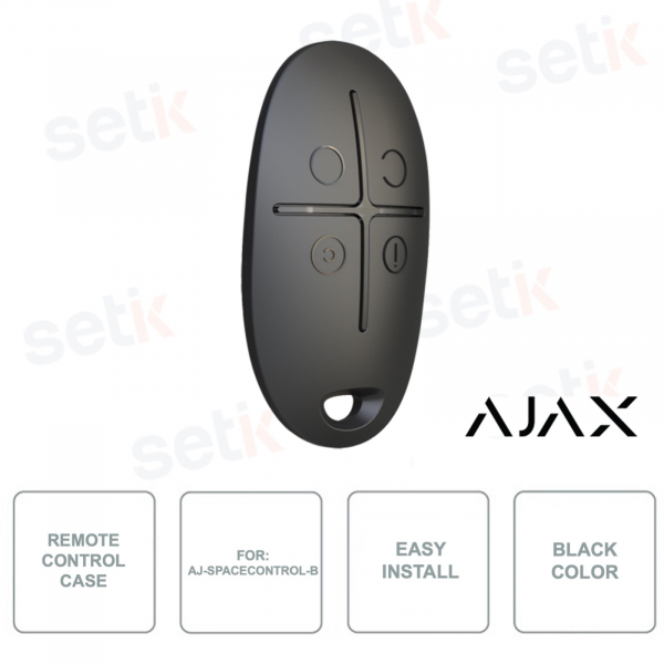 AJ-CASESC-B - AJAX - Boîtier pour télécommande modèle AJ-SPACECONTROL-B - Couleur noire