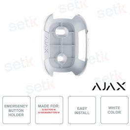 38215.82.WH - Ajax - Bracket for emergency button - White color - For selected Ajax models