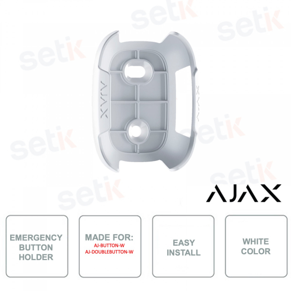 Ajax Holder White: Universal Holder for Button and DoubleButton with Quick and Safe Installation