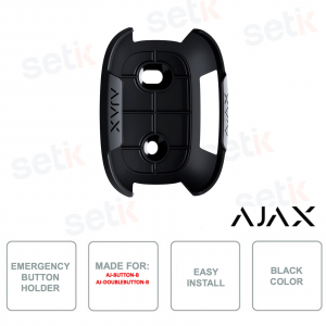 38214.82.BL - Ajax - Bracket for emergency button - Black color - For selected Ajax models