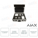 AJ-DEMOCASE-W - Valise de démonstration AJAX - Kit d'alarme professionnel - Composants blancs