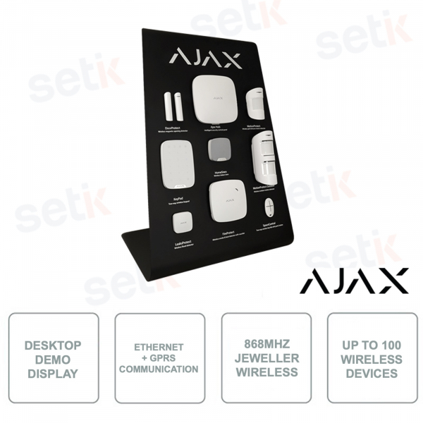 AJ-STOTEM-W - Display professionale da tavolo - Per kit di allarme multicomponente Ajax
