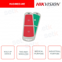 HUD/MED-WE Hikvision - Mando a distancia con botón de alarma - Inalámbrico - Bidireccional - Programable - Alcance hasta 300m