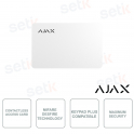 Ajax Pass White 3-Piece: Secure Contactless Card with DESFire Encryption