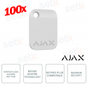 38229.90.WH 100X - Ajax - Pack of 100 Pieces - Contactless access keychain - MIFARE DESFire technology
