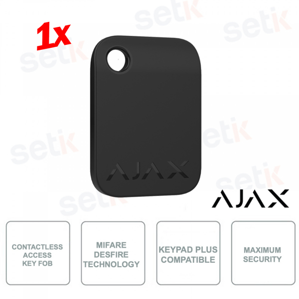 AJ-TAG-B - Ajax - 1 Piece Pack - Contactless Access Keychain - MIFARE DESFire Technology