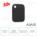 Ajax Tag Black 10 Pieces: Secure Contactless Keychain with DESFire Encryption