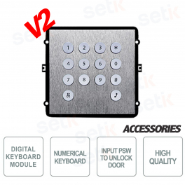Additional Keypad Module for Modular Outdoor Station VTO2000A-C - Version V2 - - Dahua