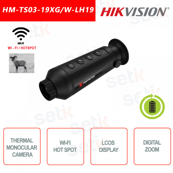 Caméra thermique portable monoculaire Hikvision HM-TS03-19XG / W-LH19