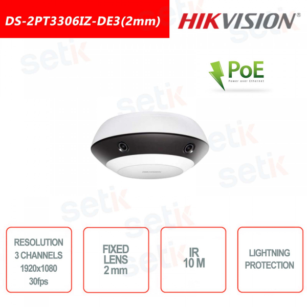 Hikvision PTZ Camera - PanoVu Mini Series - IR 10M