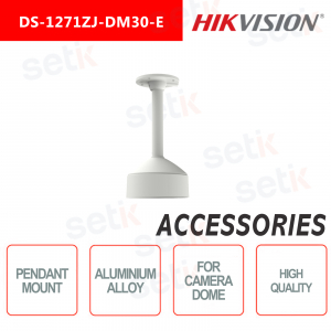 Hikvision Pendant support in aluminum alloy capacity 3KG
