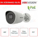Cámara Hikvision bullet IP Poe 4mp AcuSense 2.8mm IR40 H.265 + funciones inteligentes