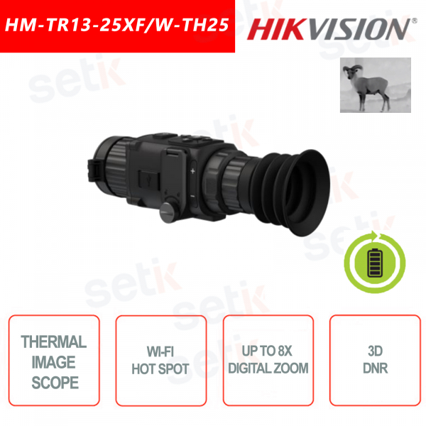 Cámara térmica monocular portátil Hikvision HM-TR13-25XF / W-TH25