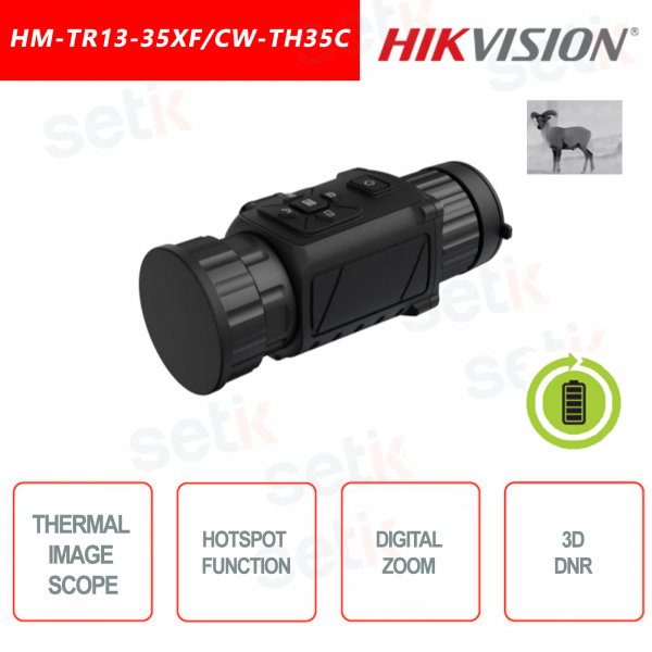 Cámara térmica monocular Hikvision HM-TR13-35XF / CW-TH35C
