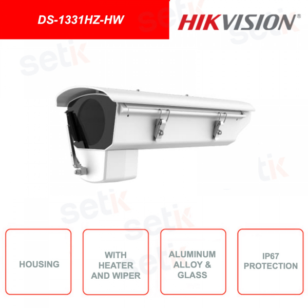 DS-1331HZ-HW - Alloggiamento da esterno per telecamere di videosorveglianza - Tergicristallo, Ventola, Riscaldamento