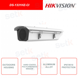 DS-1331HZ-CI - Hikvision - Boîtier pour caméras de vidéosurveillance - Pour extérieur - IP67 - IK10