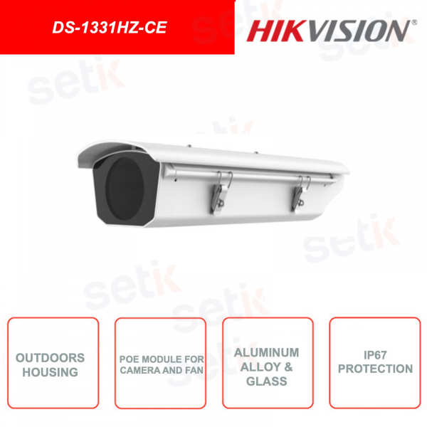 DS -1331HZ-CE - Hikvision - Camera housing - For outdoor use - IP67 - PoE