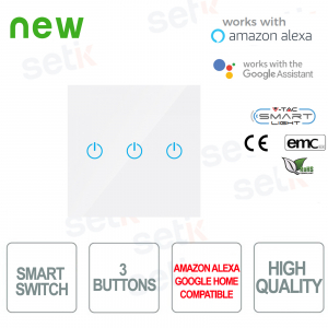Interruptor Inteligente Wifi Google Home Y Alexa Smart Touch