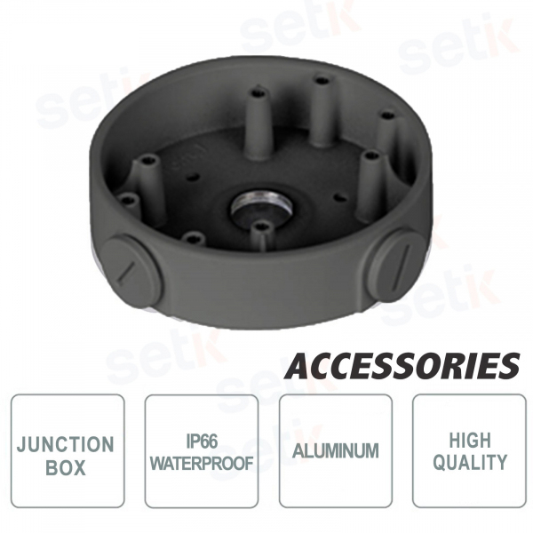 Junction Box Dahua Nera PFA139 per Telecamere, Resistente e Compatta