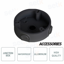 Waterproof aluminum junction box - Black color - D