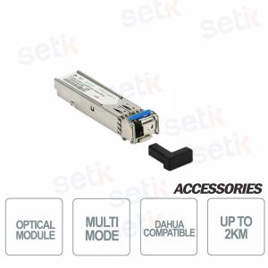 Fibra óptica multimodal 155Mbps TX / RX850nm / 850nm 2000MT LC D