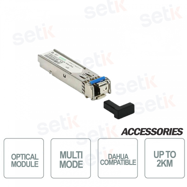 Fibra óptica multimodal 155Mbps TX / RX850nm / 850nm 2000MT LC D