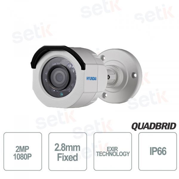 Hyundai 2MP 4 in 1 bullet 2.8mm IR video surveillance camera