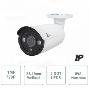 720P IP-Kamera Bullet 2.8-12mm Dot Leds - Lite Setik