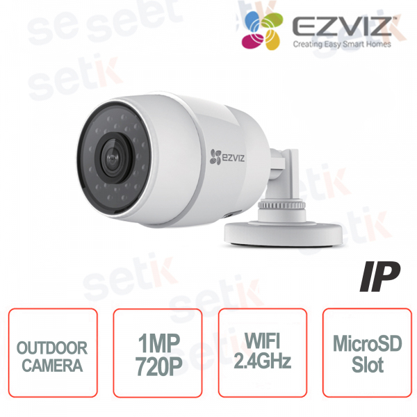 C3C Ezviz Outdoor IP Camera WIFI 720P 2.8mm IR MicroSD Hikvision