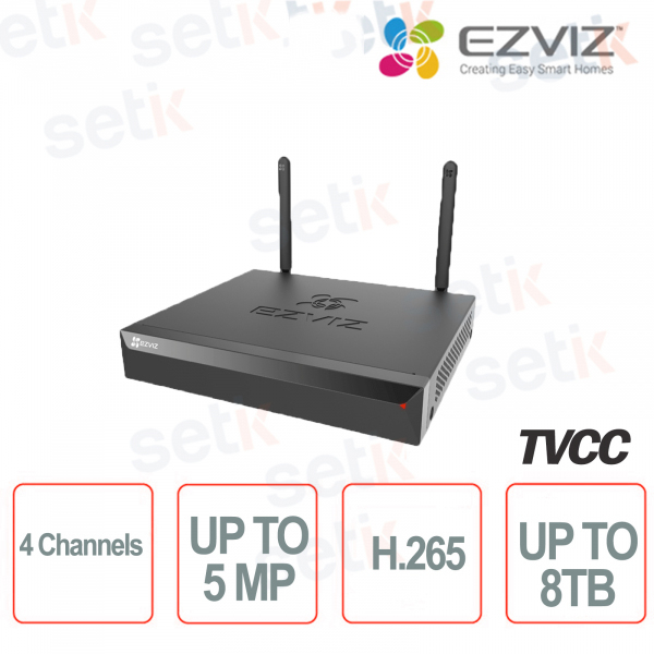 Ezviz Video Recorder 5 Megapixel 4 Channels up to 8 TB