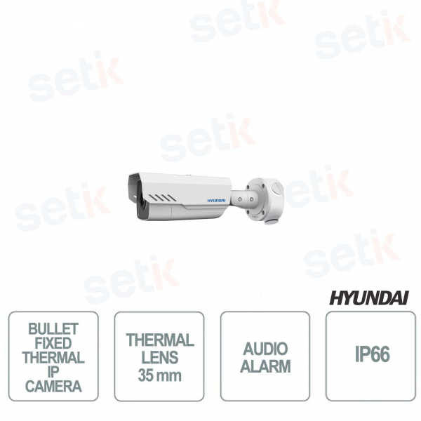 Caméra Bullet IP thermique Hyundai - GPU intégré