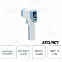 Thermoscanner professionnel infrarouge portable pour détection de température corporelle à distance Setik