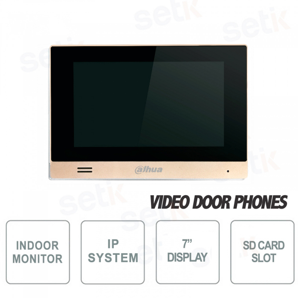 Écran interne Dahua IP Monitor 7 "Touch Microphone MicroSD