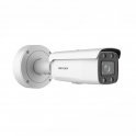 Caméra IP PoE Extérieure Varifocale Ultra HD Professionnelle ColorVu Hikvision AcuSense Blanc Led Apprentissage Profond