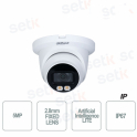 Caméra IP AI Lite ONVIF® PoE 5MP 2.8mm Starlight Dome Dahua Microphone cou