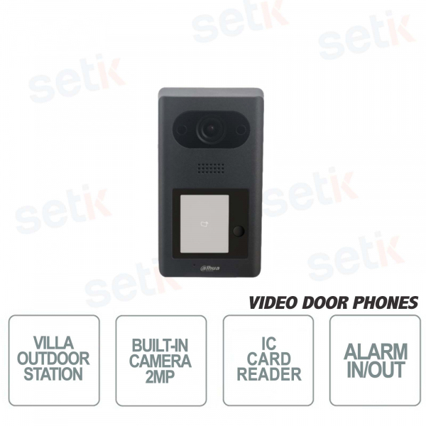 Dahua Video-Türsprechanlage für IP Villas PoE-1 Button-2MP