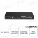 Switch Industrial 8 Puertos PoE + 2 SFP Dahua