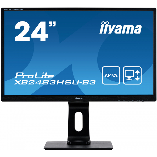 ProLite 24 AMVA 4 ms Monitor für flimmerfreie Lautsprecher - IIYAMA