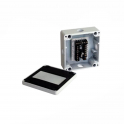 20-pole junction box for connection between several lines - in aluminum - White color - CSA