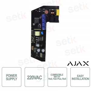 Module d'alimentation Ajax 220Vac pour AJAX 38236.01.BL1, 38246.01.BL1, 38206.37.BL1