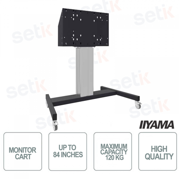 Carrello iiyama per monitor fino 84 pollici - capacità di carico fino a 120Kg