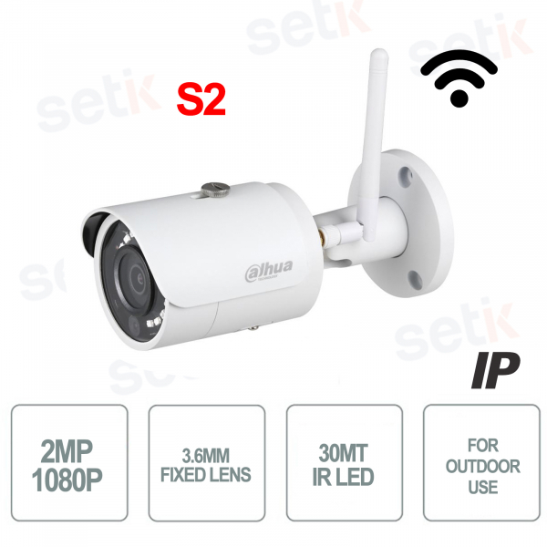 2mpx wireless IP outdoor wifi camera Cam Dahua 2 Megapixel bullet IR 30M